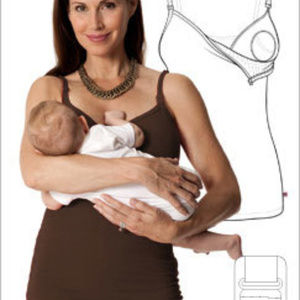 NWT Glamourmom Long Nursing Tanks Size S